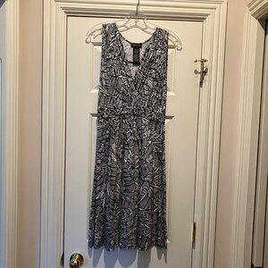 Spense Black and White Knit Dress Medium